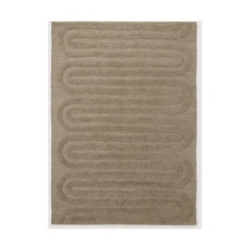 Alfombra de lana Riklund - Beige-melange, 250x350 cm - Tinted