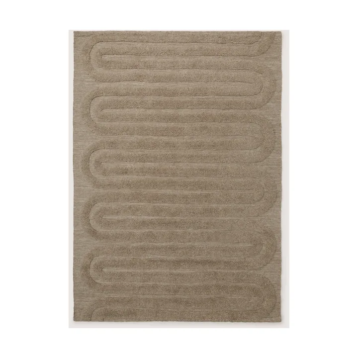 Alfombra de lana Riklund - Beige-melange, 250x350 cm - Tinted