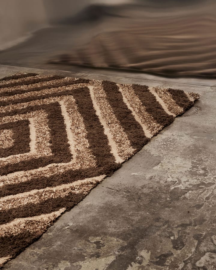 Alfombra de lana Stenborg 200x300 cm - Brown - Tinted