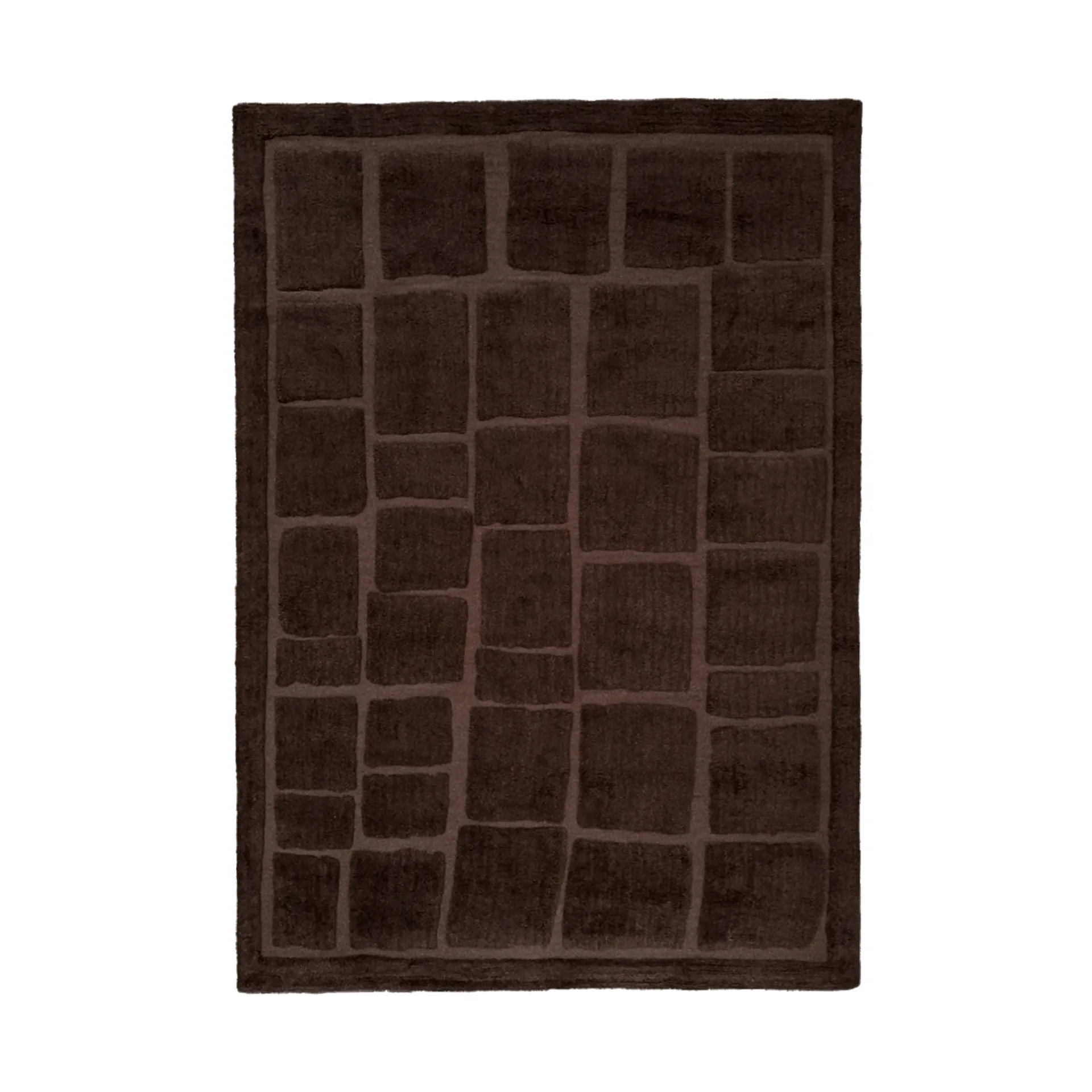 Alfombra de lana Wandel, Brown, 300x400 cm Tinted