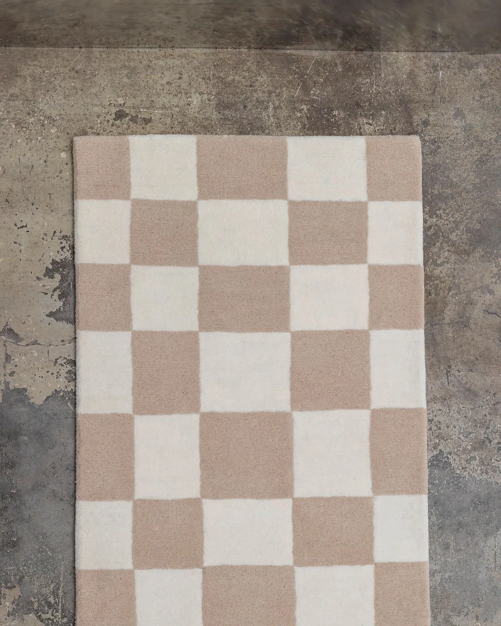 Alfombra de recibidor de lana Hafstrom 80x300 cm, Beige-white Tinted
