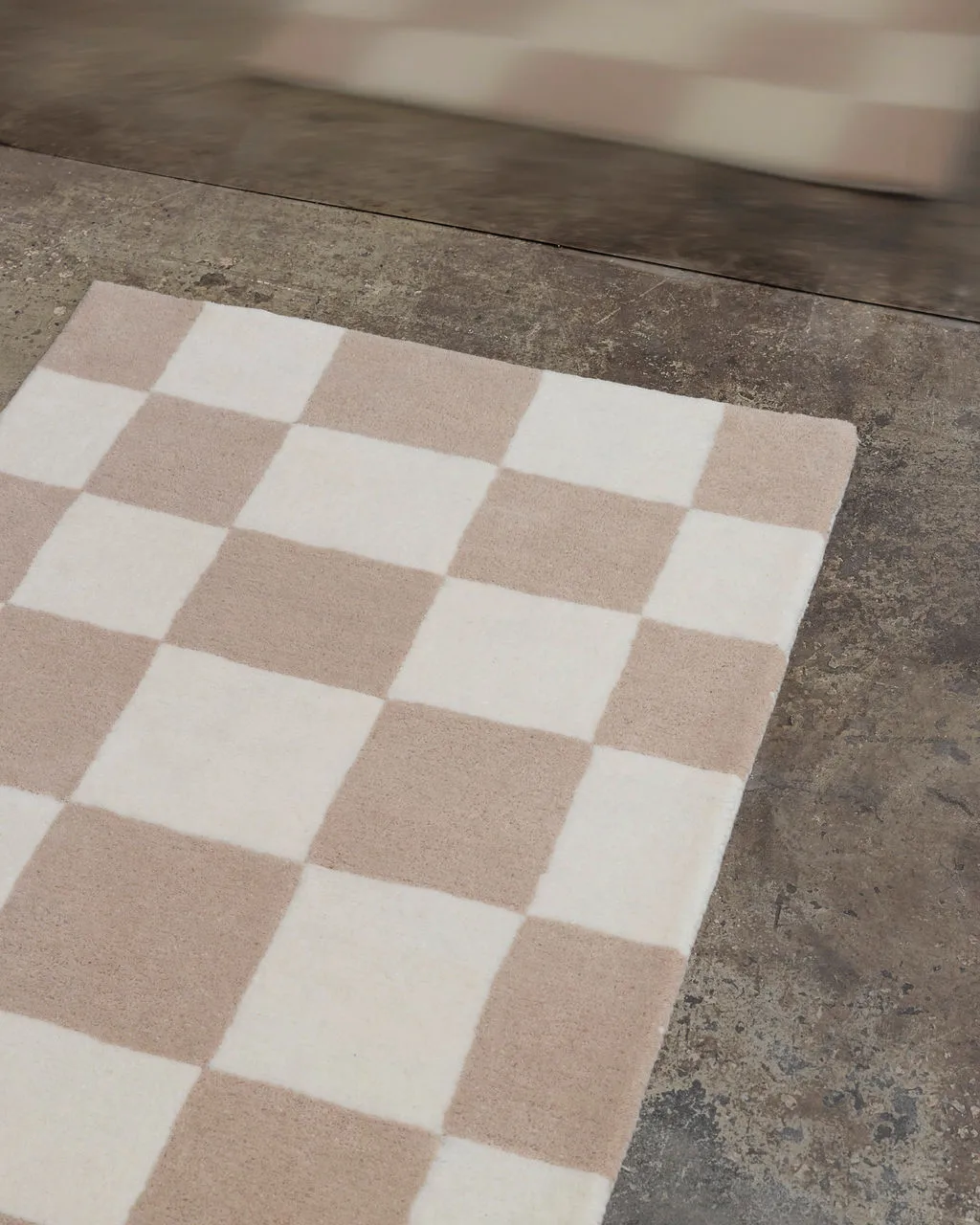 Alfombra de recibidor de lana Hafstrom 80x300 cm, Beige-white Tinted