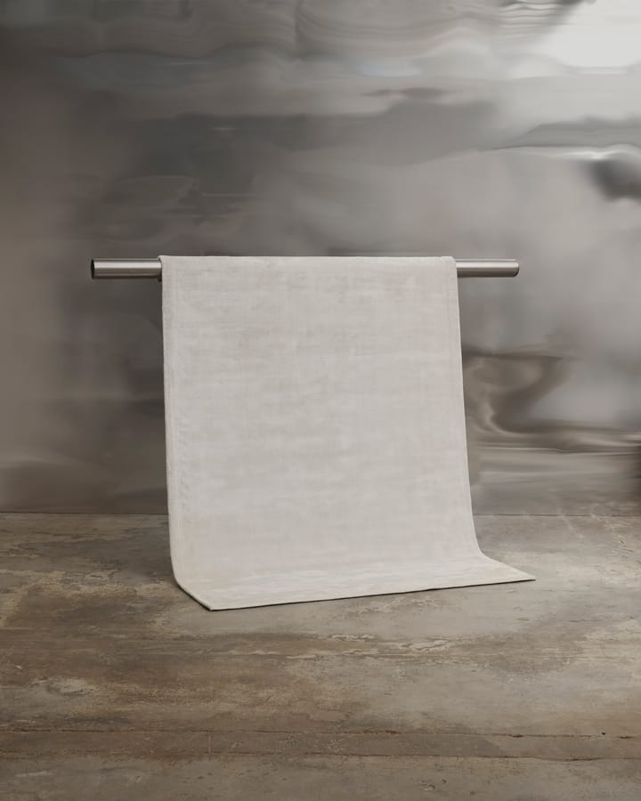 Alfombra de viscosa Backfjall 250x350 cm, Offwhite Tinted