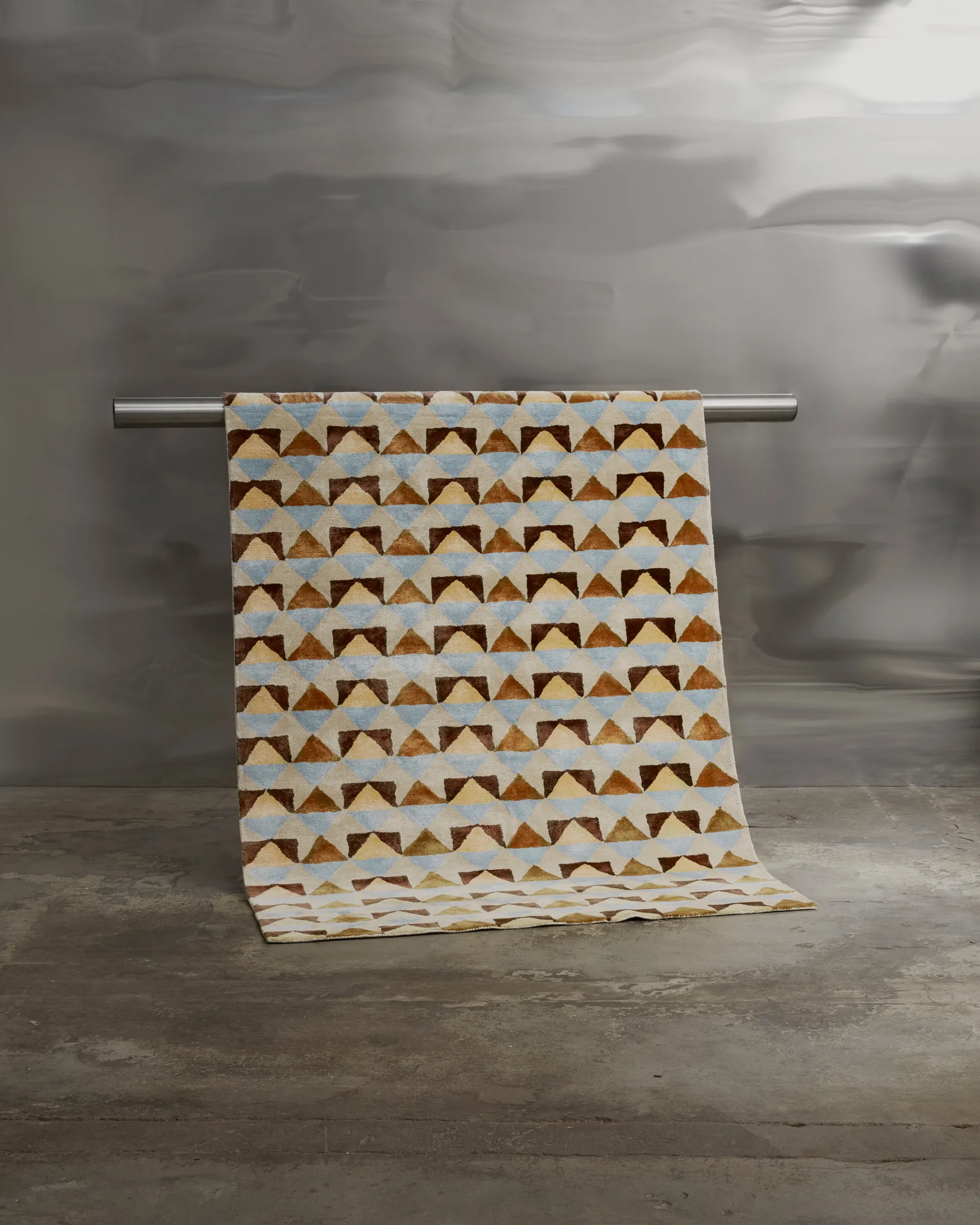 Alfombra de viscosa Mellin 170x240 cm, Multi Tinted