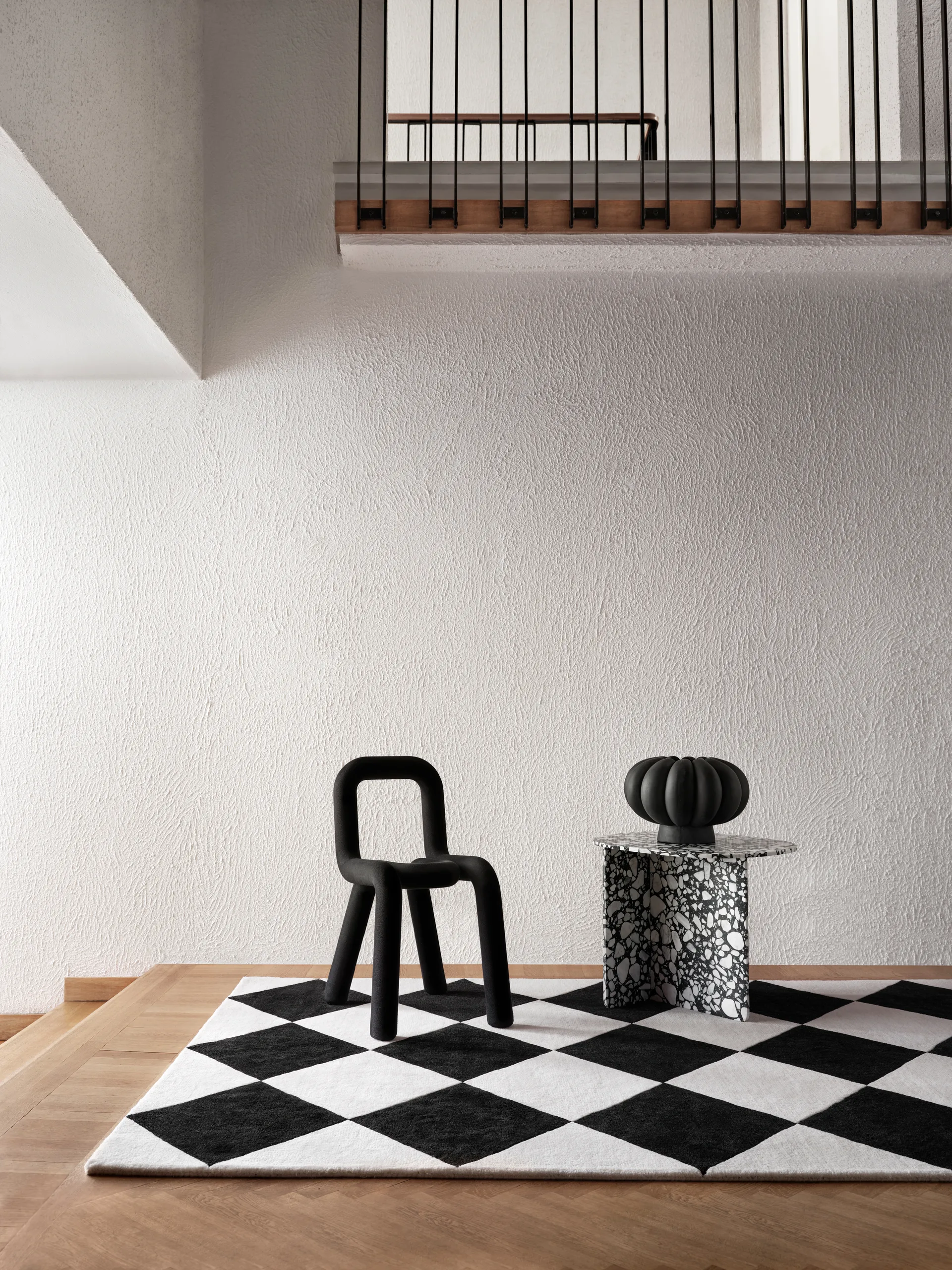 Alfombra de viscosa Mellin 300x400 cm, Multi Tinted