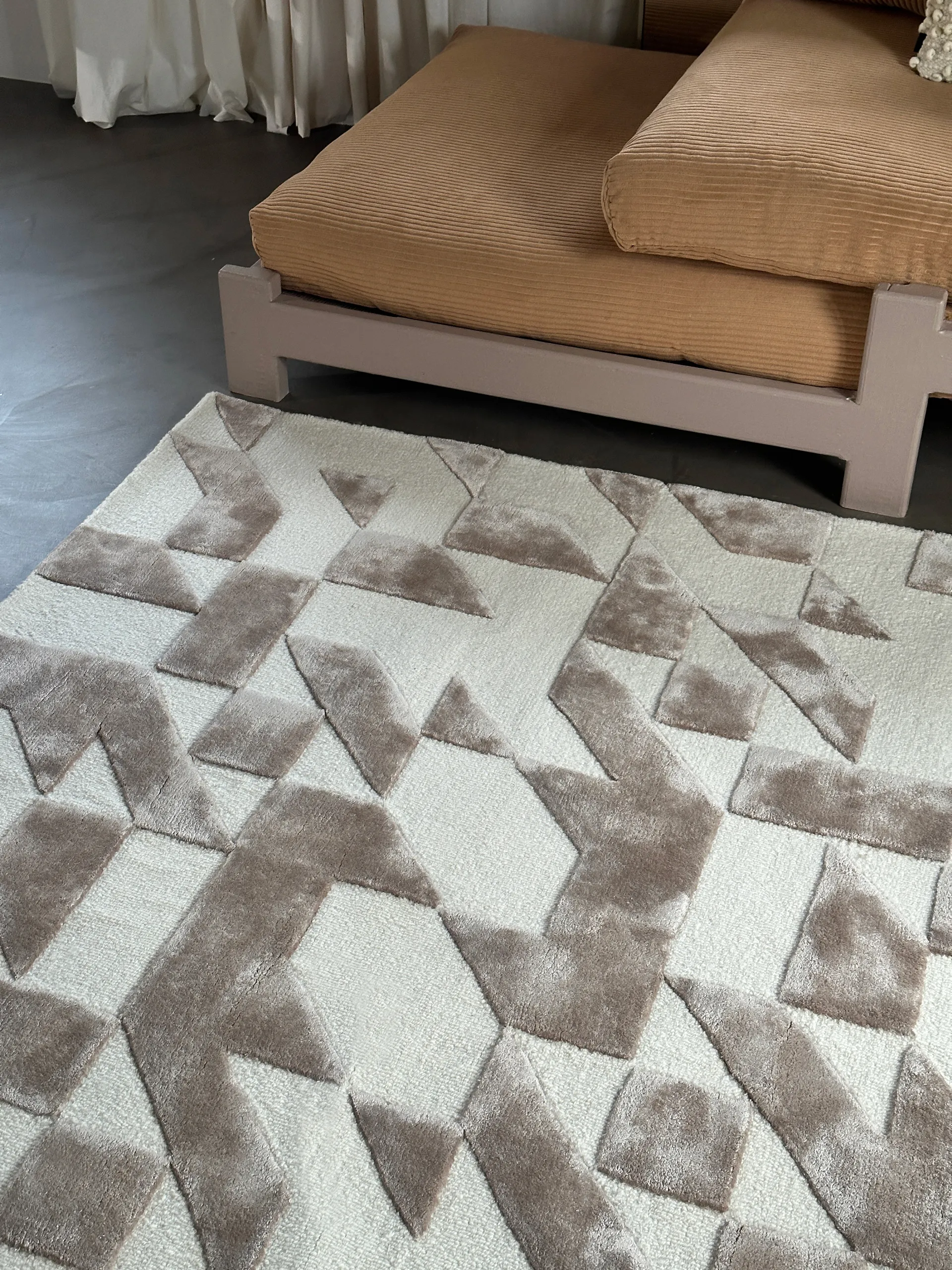 Alfombra Franzen 170x240 cm, Beige-off white Tinted
