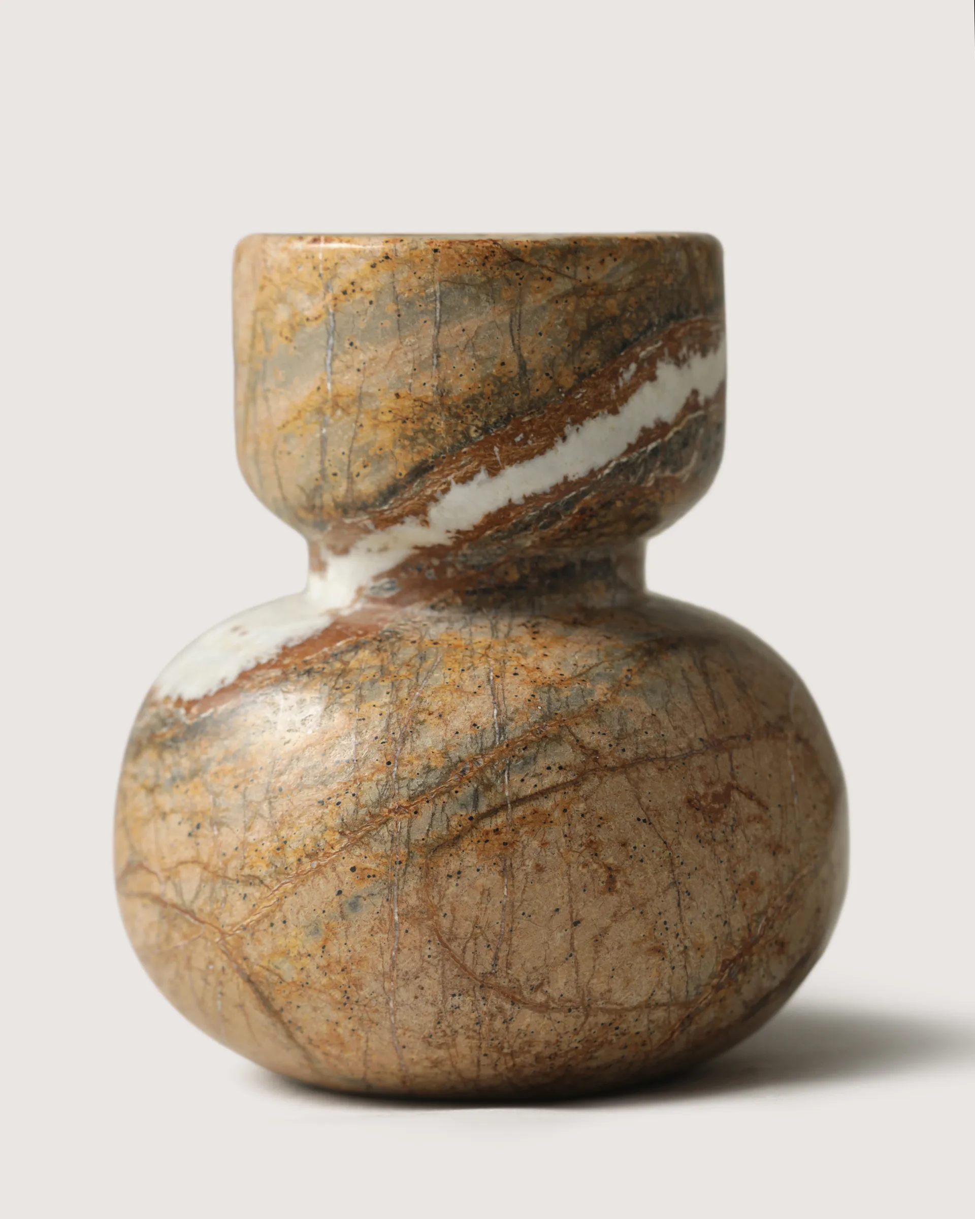 Candelabro Asker 10 cm, Red Tinted