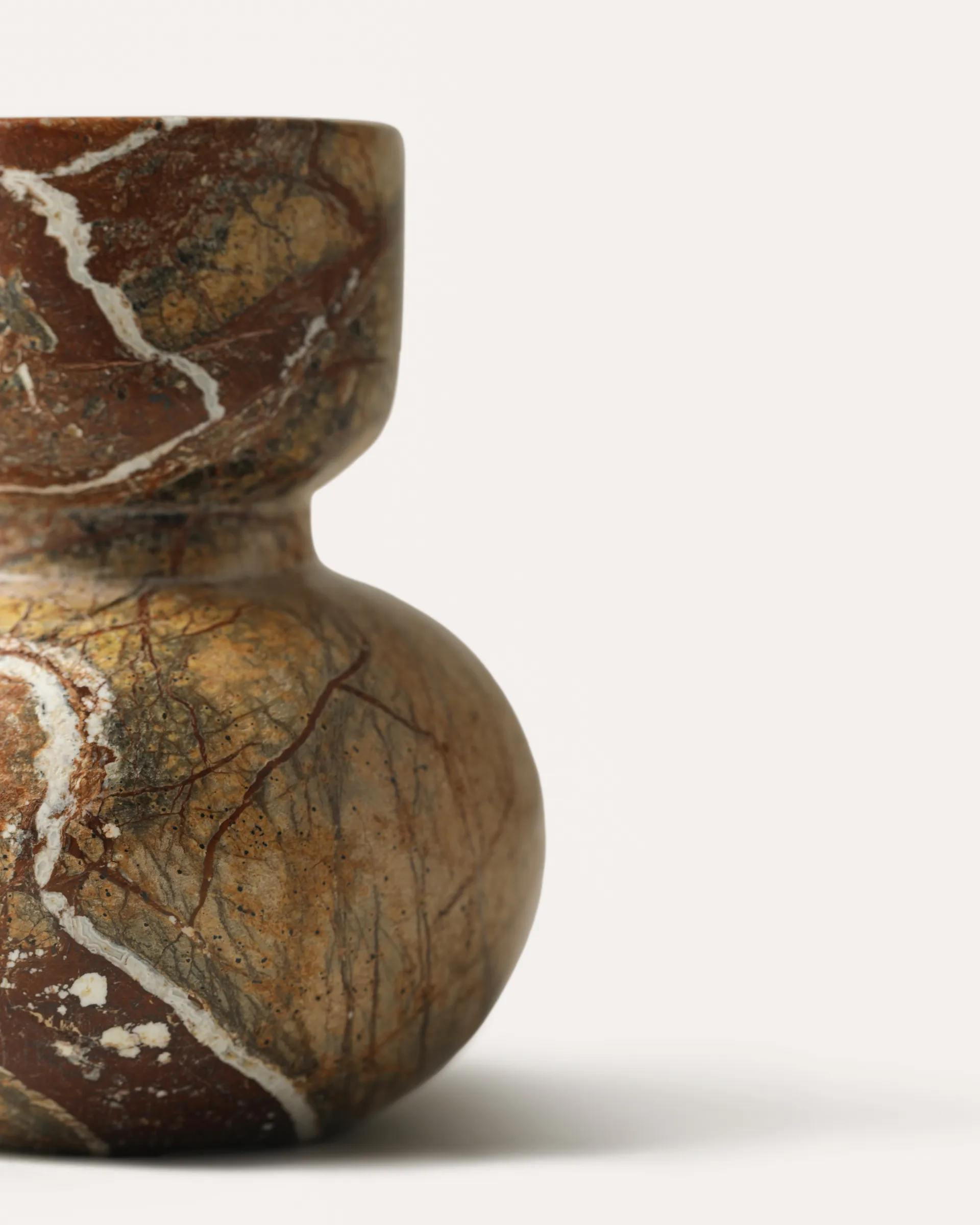 Candelabro Asker 10 cm, Red Tinted