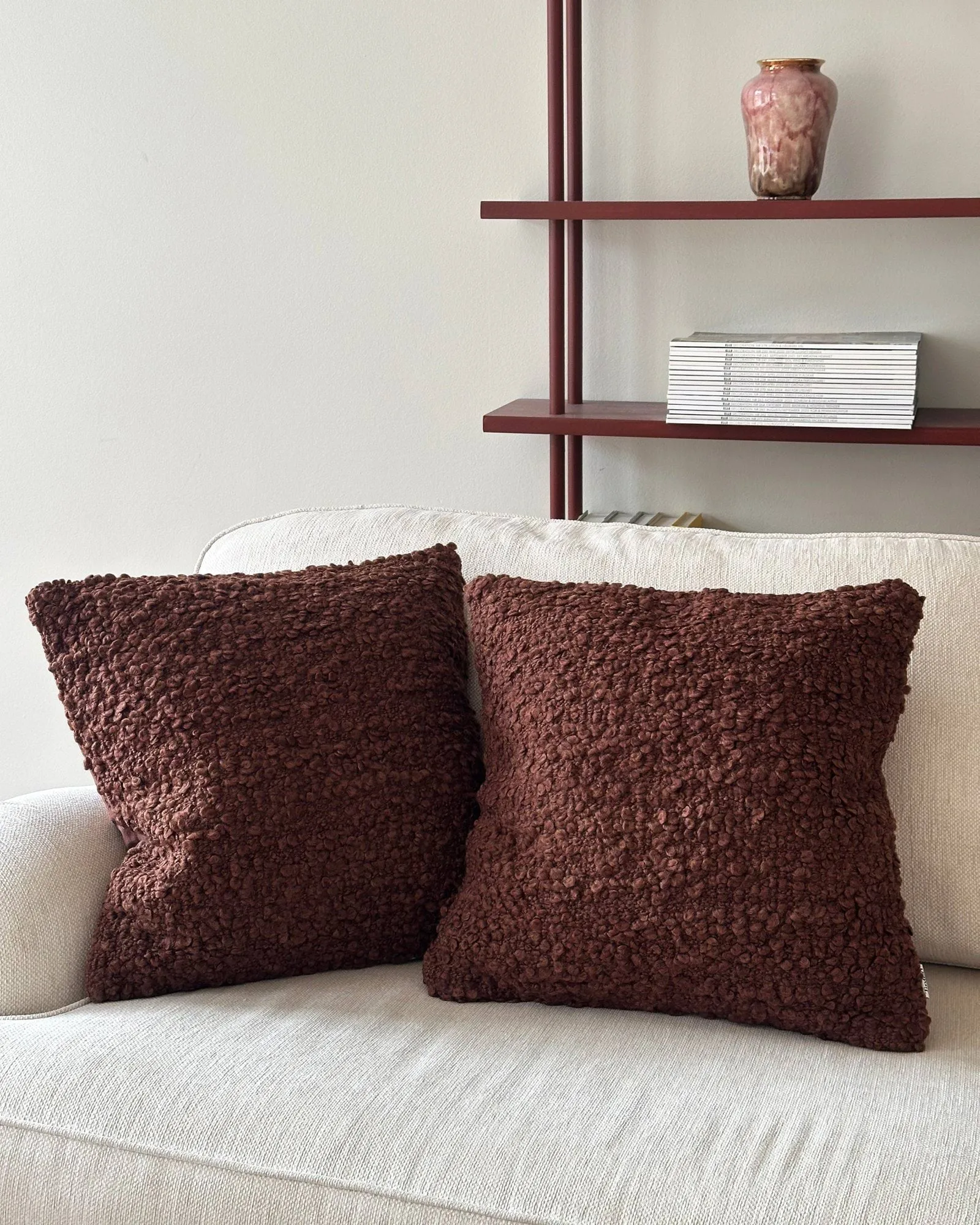 Cojín decorativo Levantin, Brown, 45x45 cm Tinted