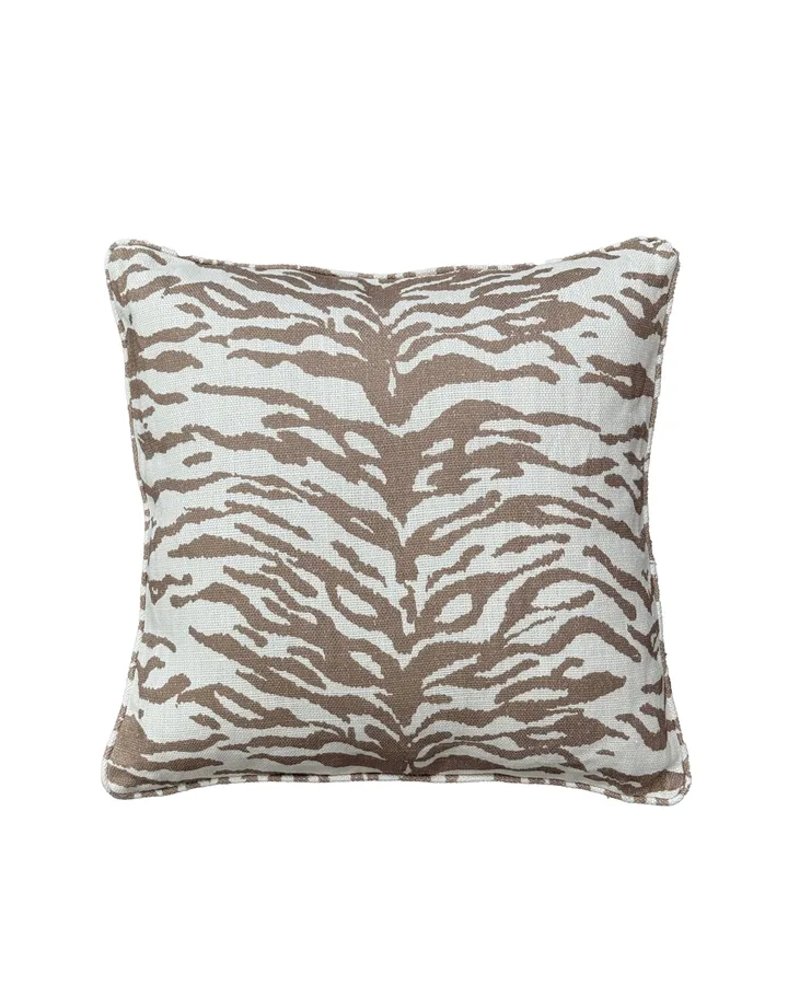Cojín decorativo Norell - Tiger beige-off white, 50x50 cm - Tinted