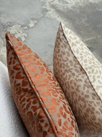 Cojín decorativo Vildklint leopard - Rust, 50x50 cm - Tinted