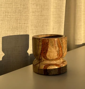 Cuenco Dahl - Red stone - Tinted