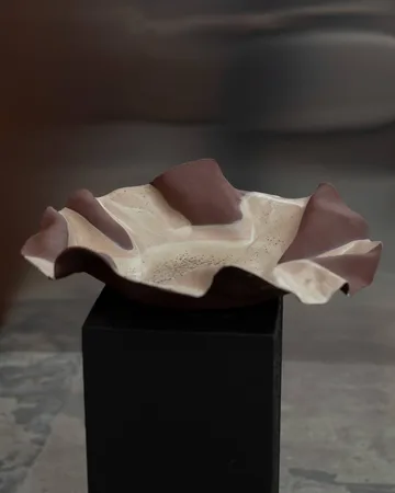Fuente para servir Hyllin - Marrón, 50x40x8 cm - Tinted