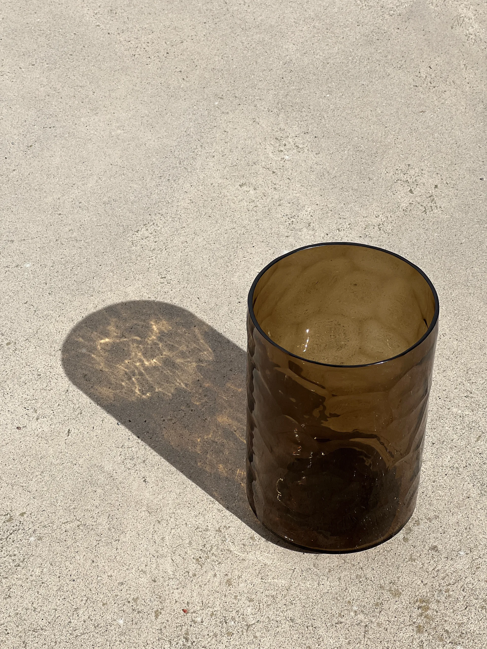 Jarrón Aurell Ø20x32 cm, Brown Tinted