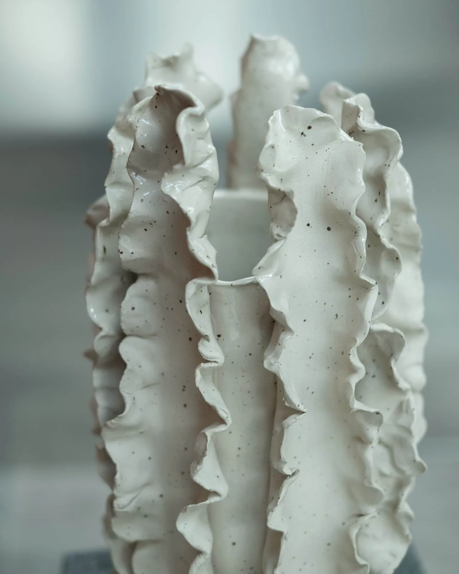 Jarrón Melera, Beige, 33x16 cm Tinted