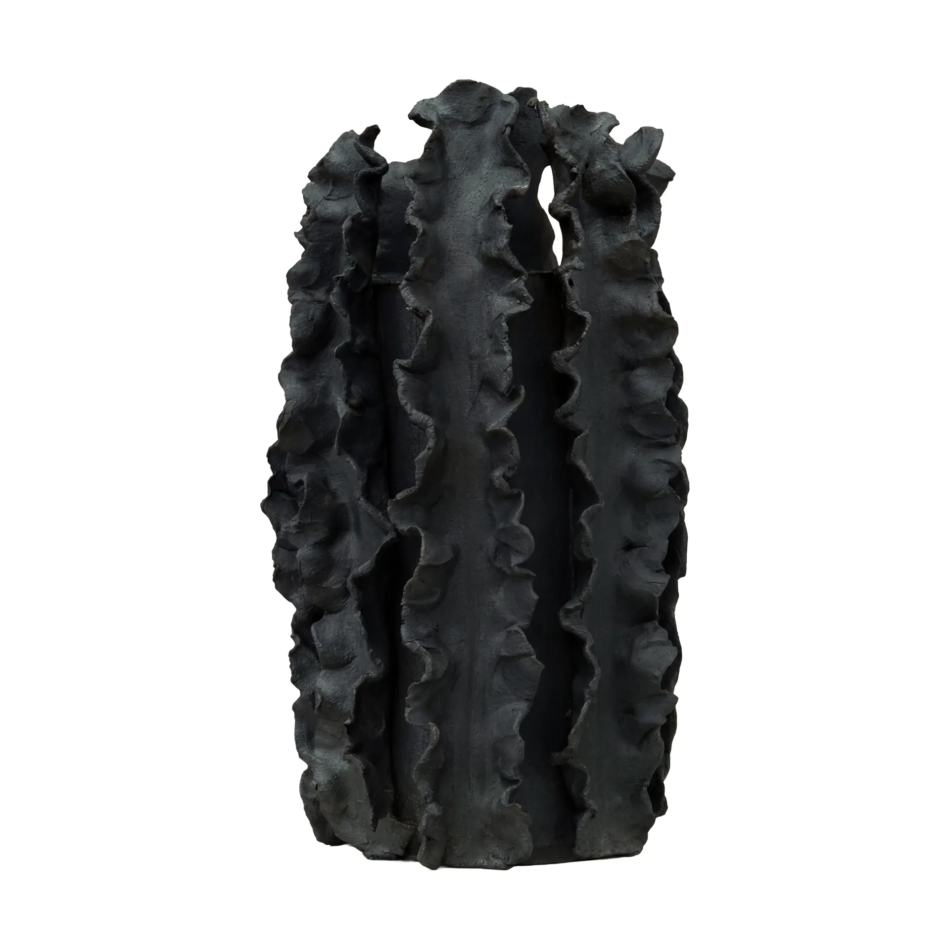 Jarrón Melera, Black, 33x16 cm Tinted
