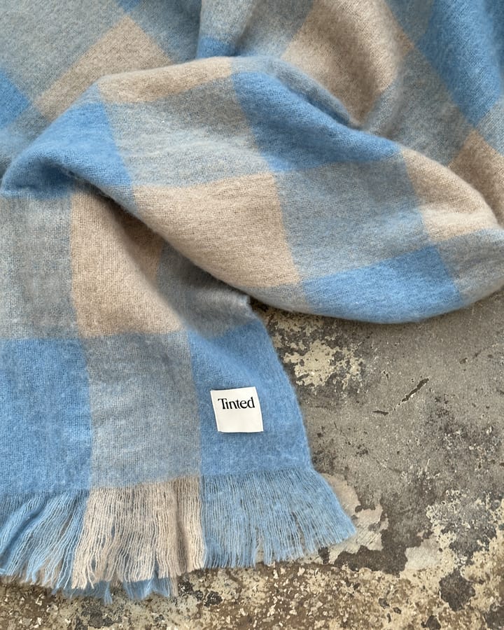 Manta de lana Ahlblom 130x170 cm, Beige-blue Tinted