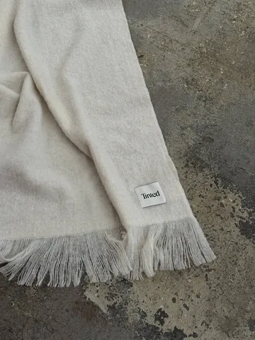 Manta de lana Fingal - Solid off white-natural, 130x170 cm - Tinted