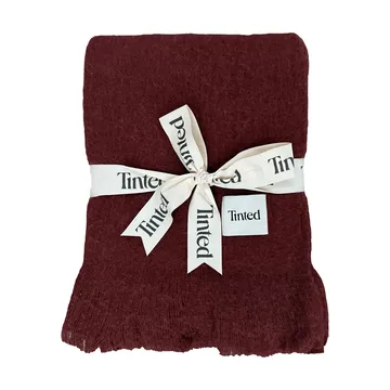 Manta de lana Fingal - Solid wine red, 130x170 cm - Tinted
