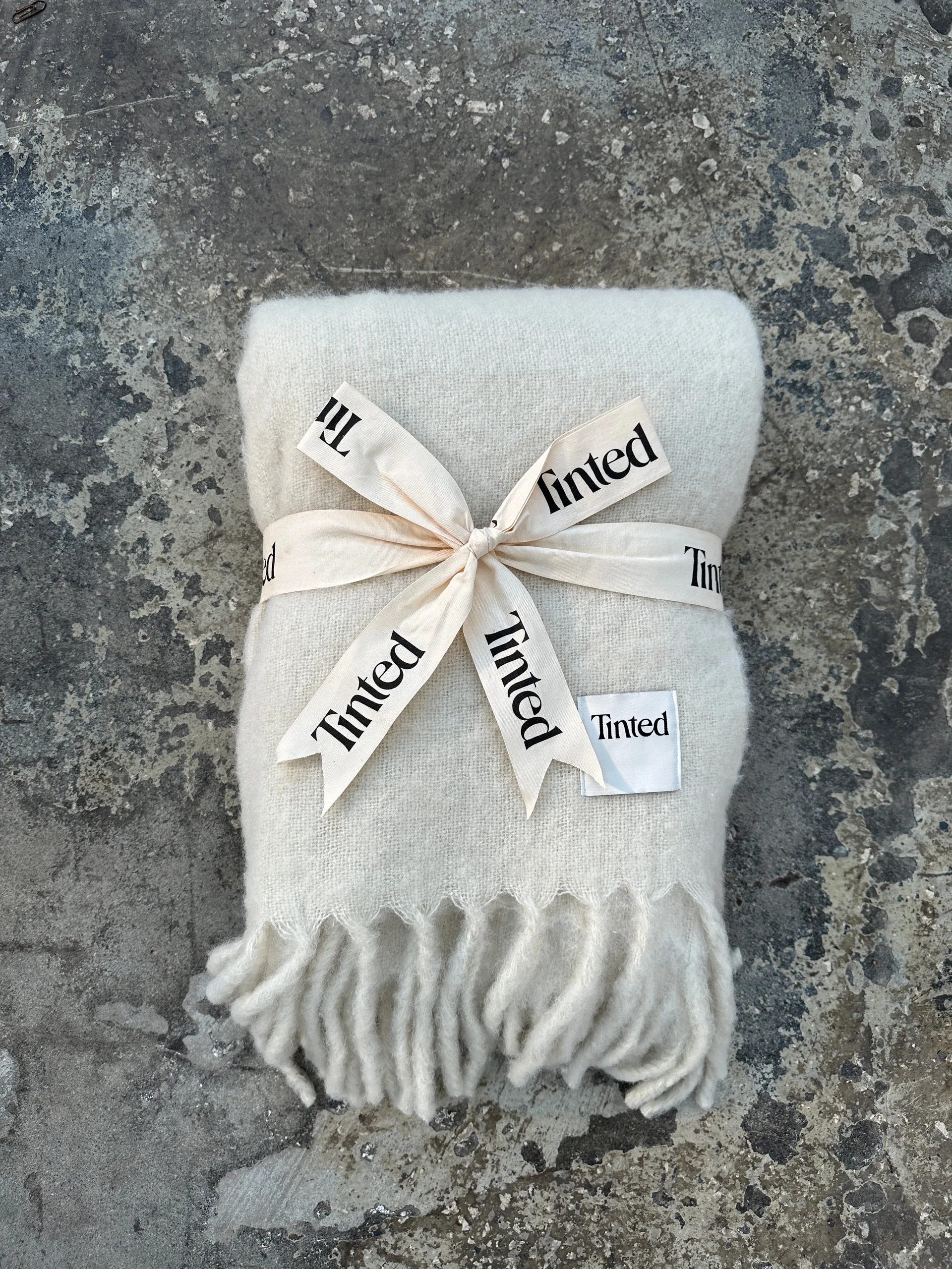 Manta de lana Jungberg 130x170 cm, Offwhite Tinted