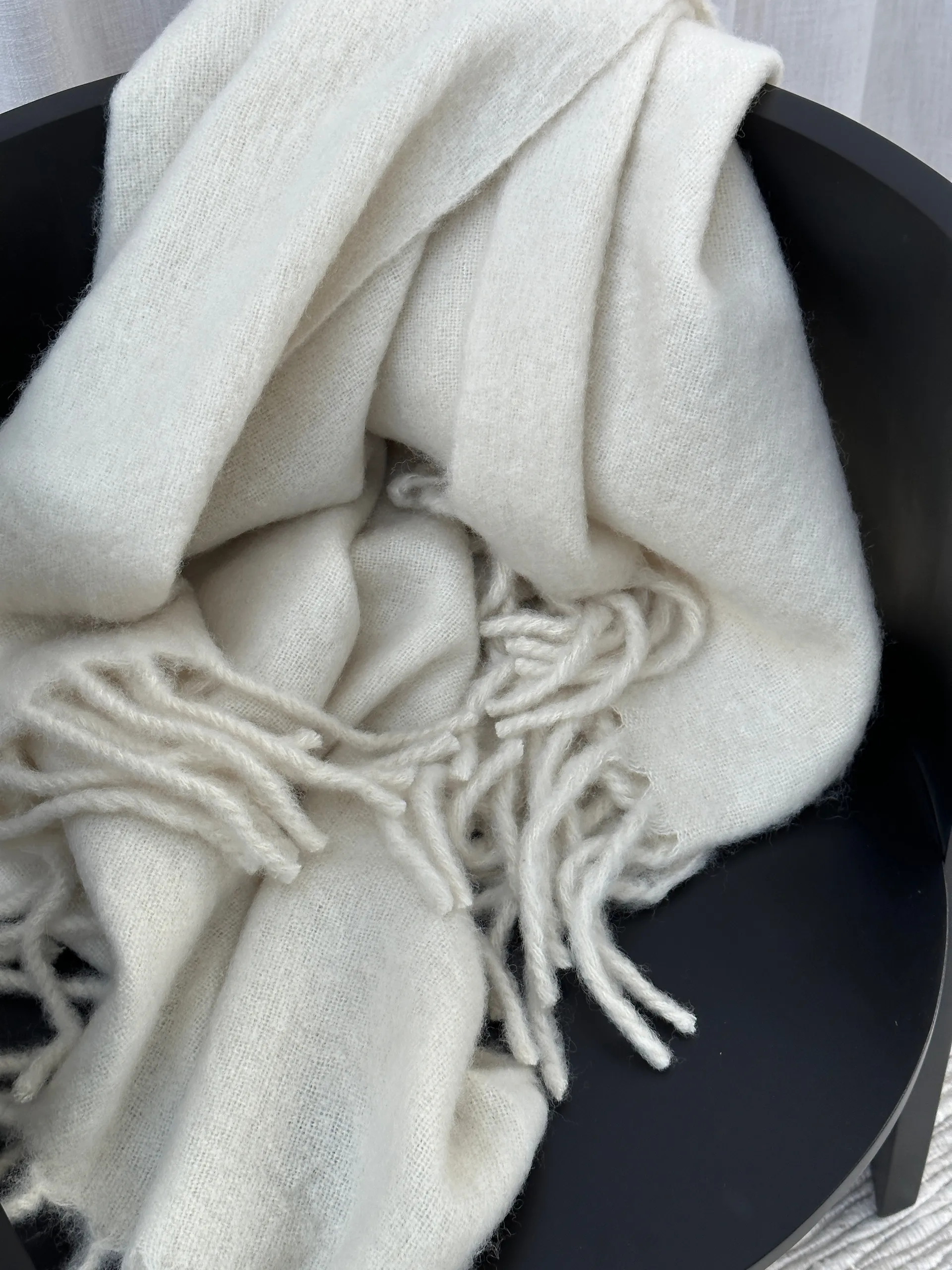 Manta de lana Jungberg 130x170 cm, Offwhite Tinted