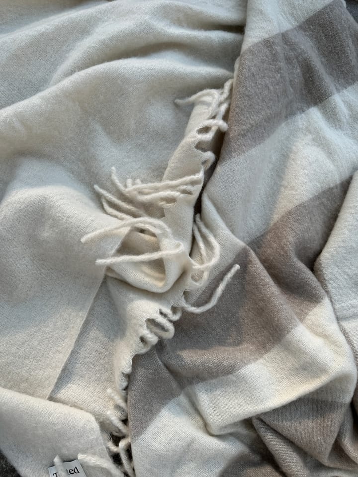 Manta de lana Jungberg 130x170 cm, Offwhite Tinted