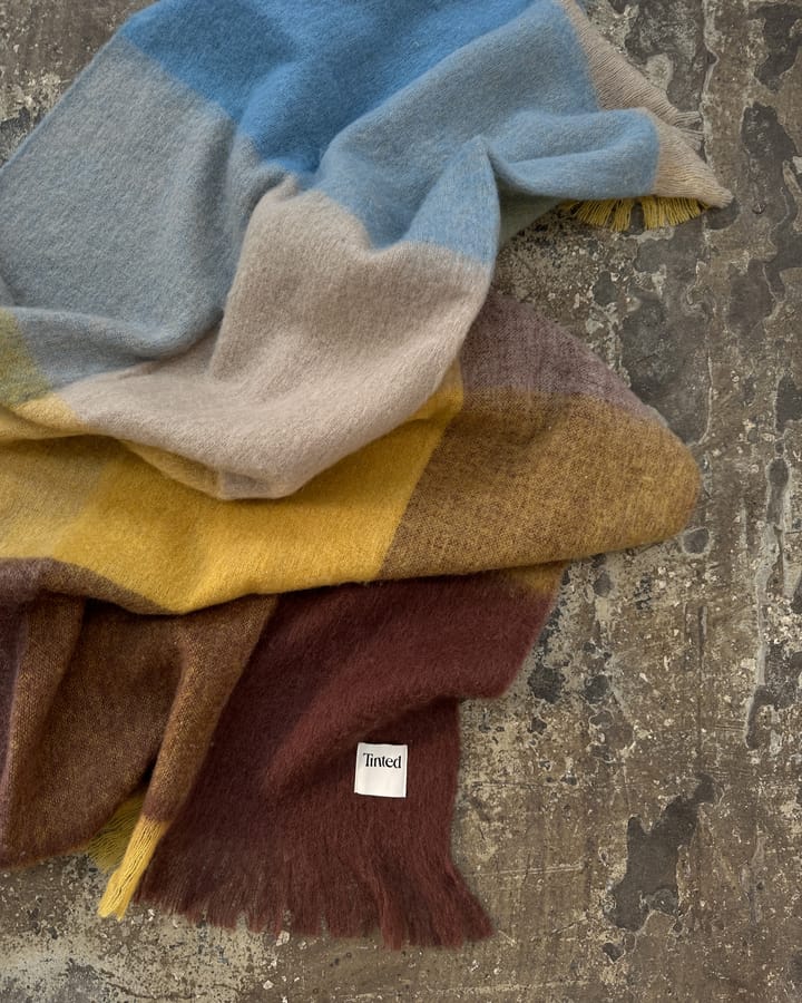 Manta de lana Lovstrand 130x170 cm - Brown-multi - Tinted