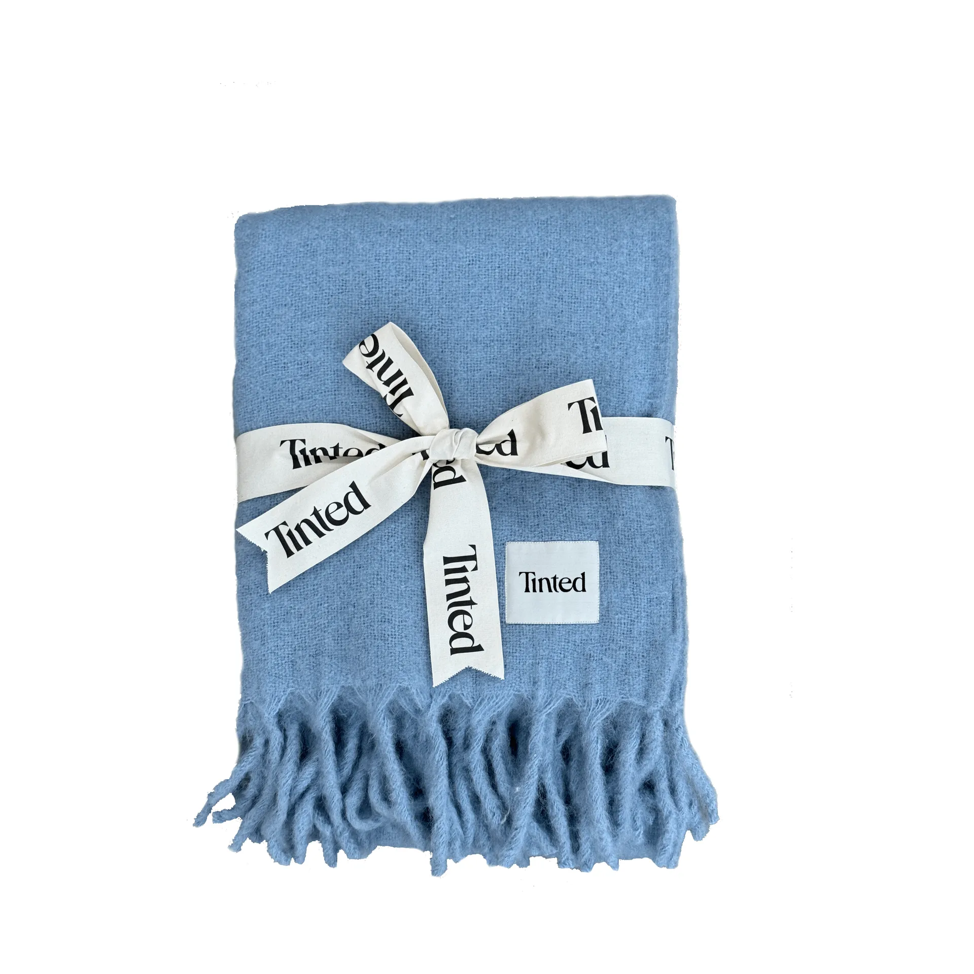 Manta de mohair Fridh, Blue, 130x170 cm Tinted