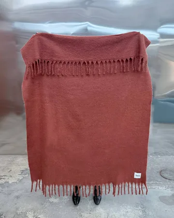 Manta de mohair Fridh - Rust, 130x170 cm - Tinted