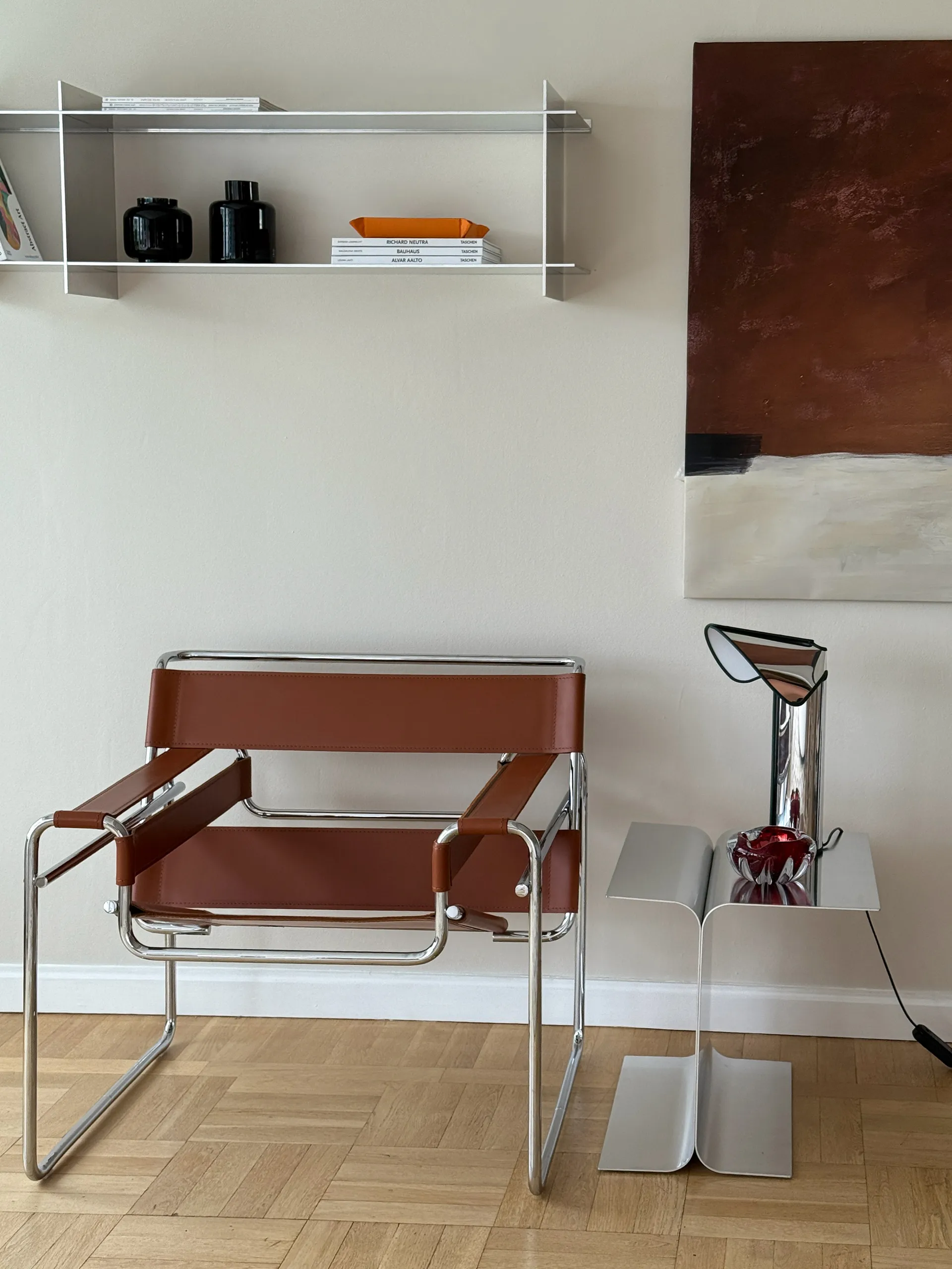 Mesa auxiliar Luce , Aluminio Tinted