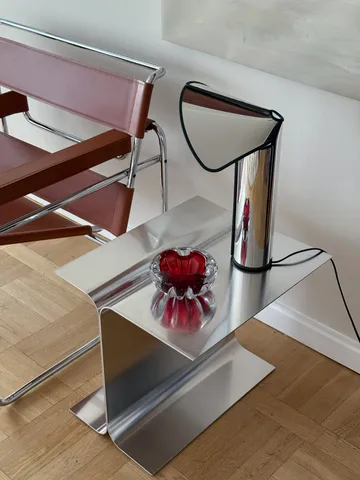 Mesa auxiliar Luce  - Aluminio - Tinted