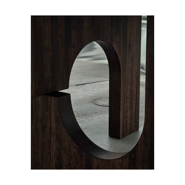 Mesa de comedor Sanders Ø160 cm - Roble tintado oscuro - Tinted