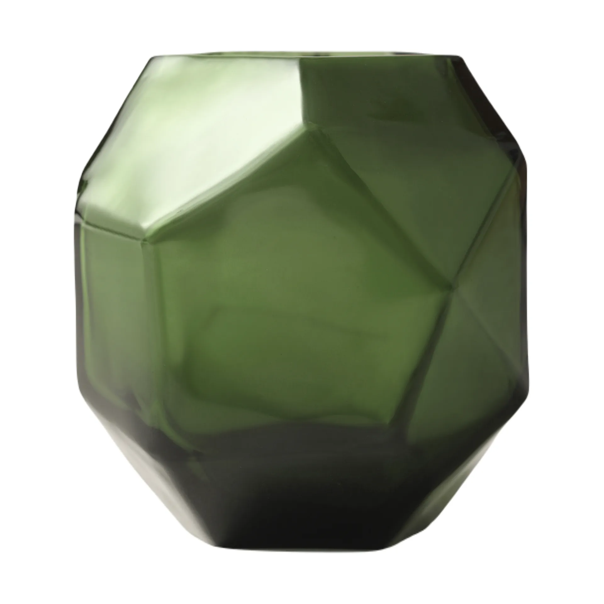 Portavelas Bjork Ø9x10 cm, Green Tinted