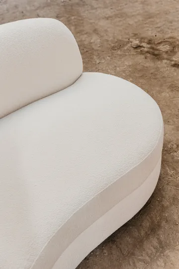 Sofá Delon - Bouclé off‑white - Tinted