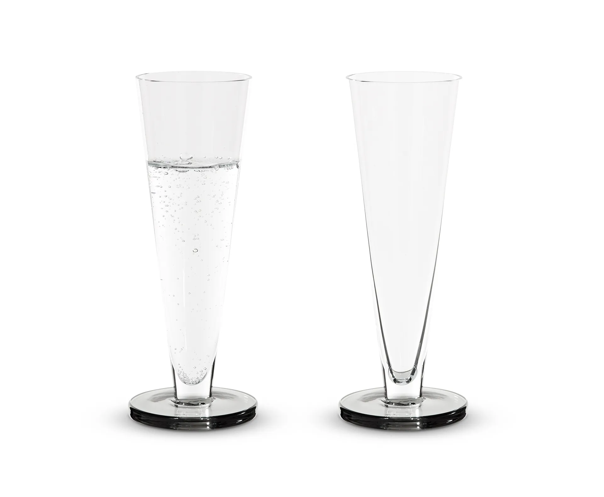 2 Copas de champagne Puck 12,5 cl, Transparente Tom Dixon