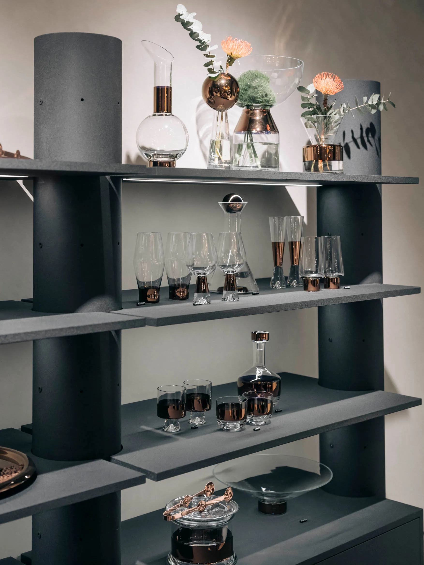 2 Copas de champagne Tank, Cobre Tom Dixon