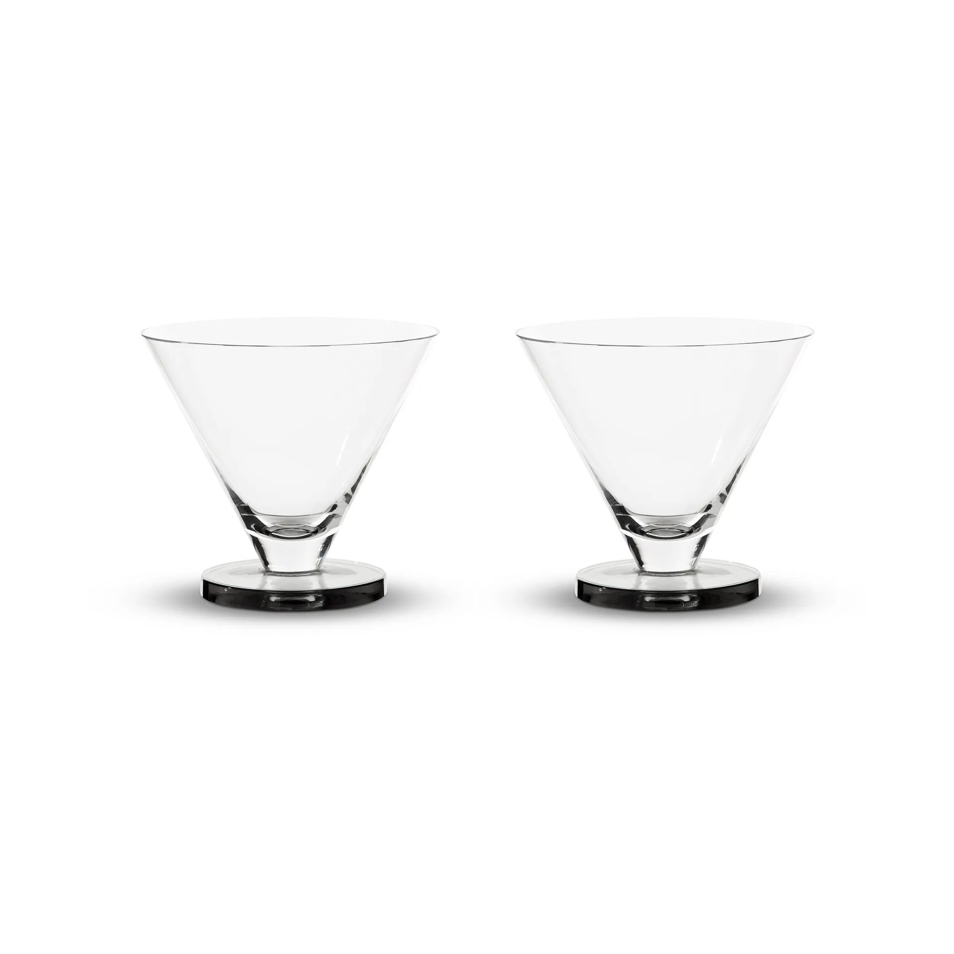 2 Copas de cóctel Puck 26 cl, Transparente Tom Dixon