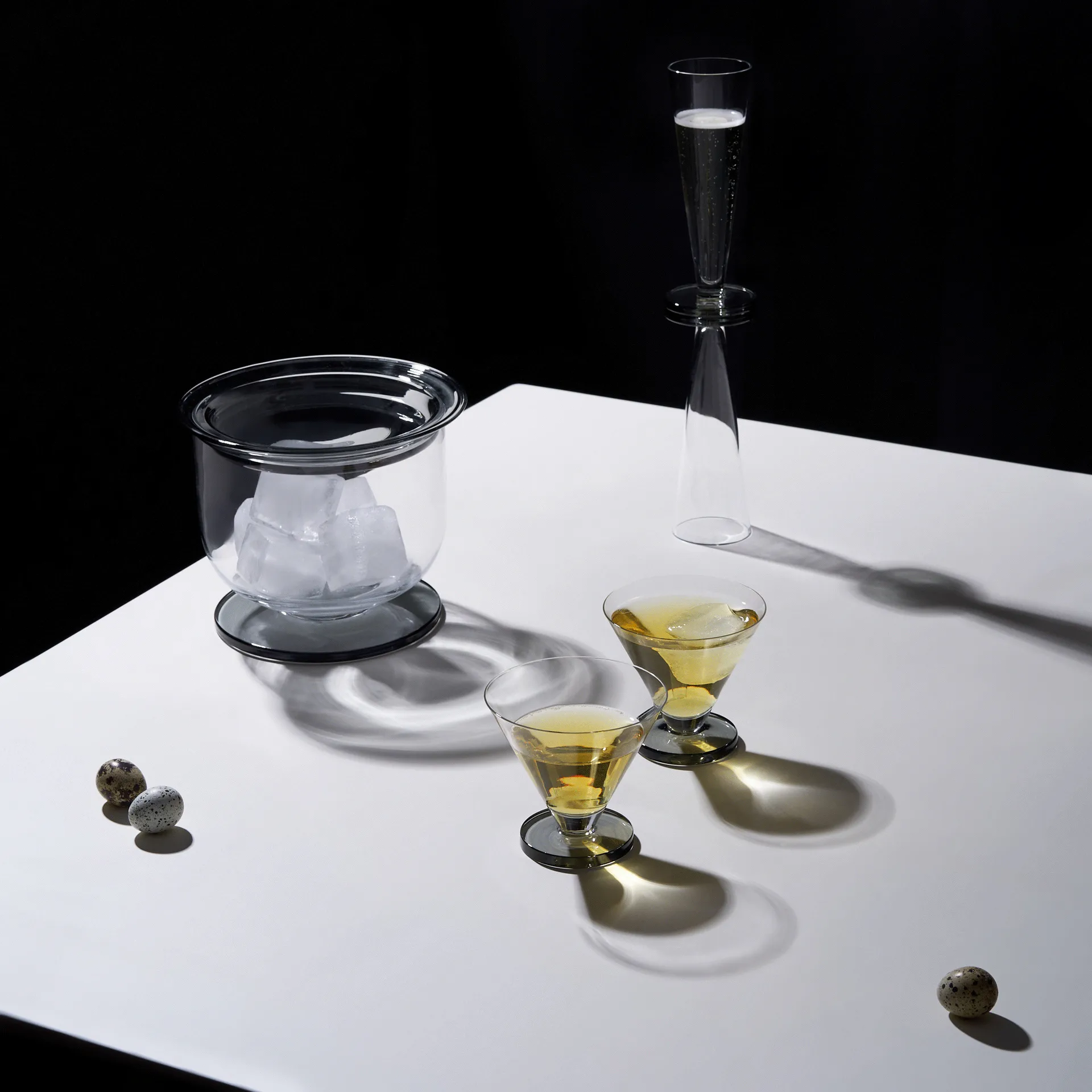 2 Copas de cóctel Puck 26 cl, Transparente Tom Dixon