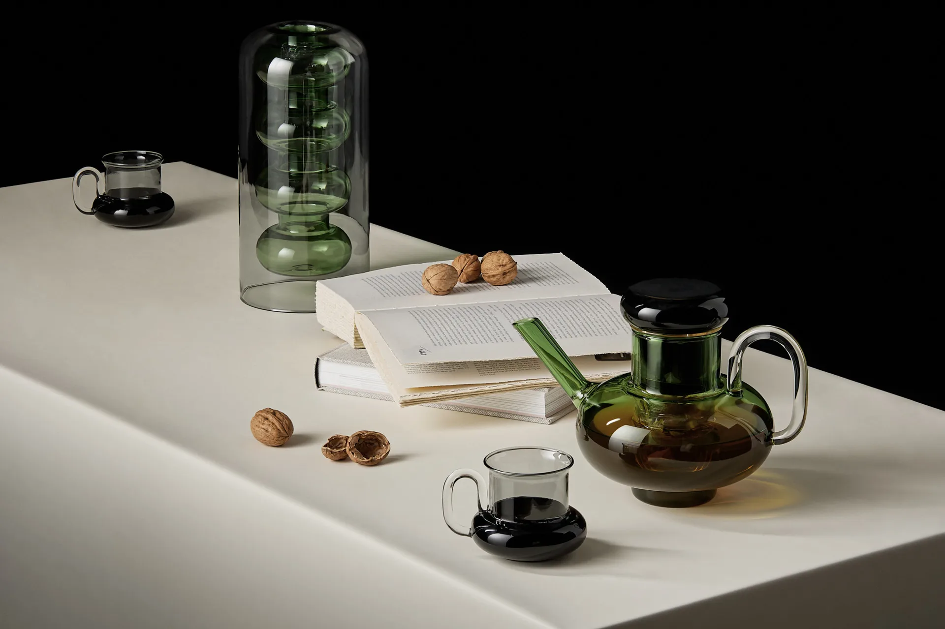 2 Tazas de té Bump, Negro Tom Dixon