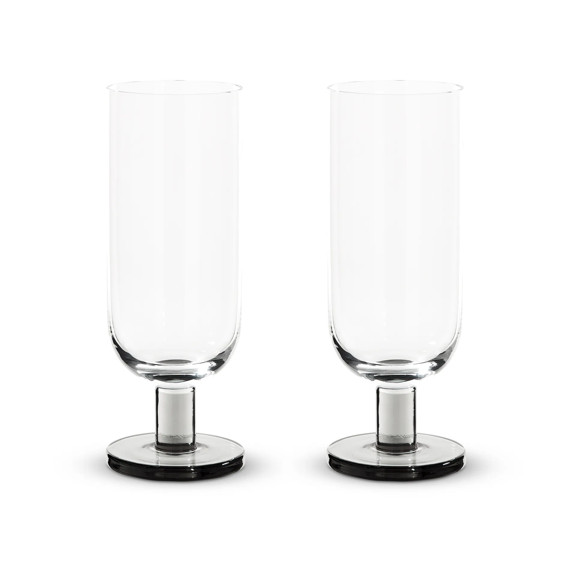 2 Vasos altos Puck 33,5 cm, Transparente Tom Dixon