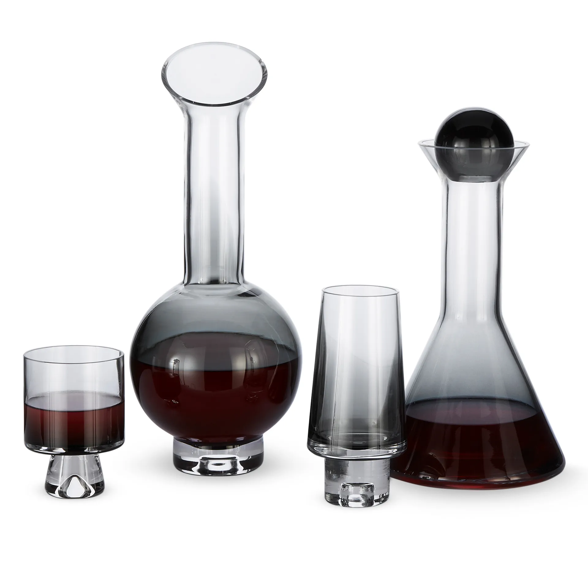 2 Vasos altos Tank, Negro Tom Dixon
