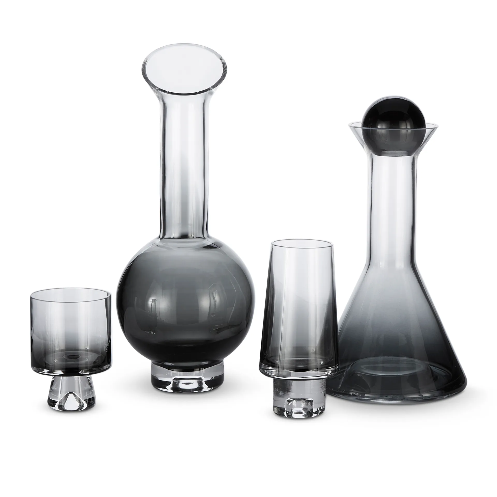 2 Vasos bajos Tank, Negro Tom Dixon