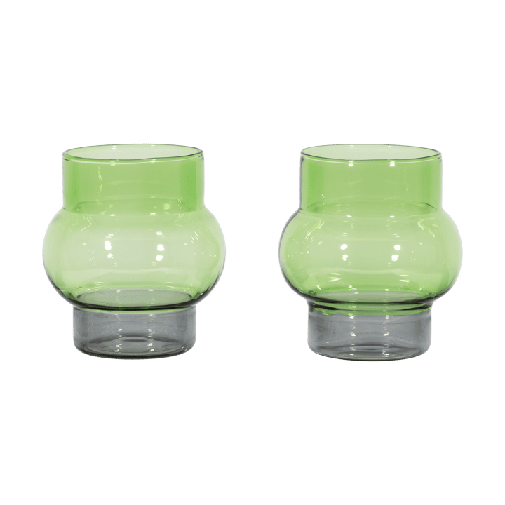 2 Vasos para beber Bump Short - Green - Tom Dixon