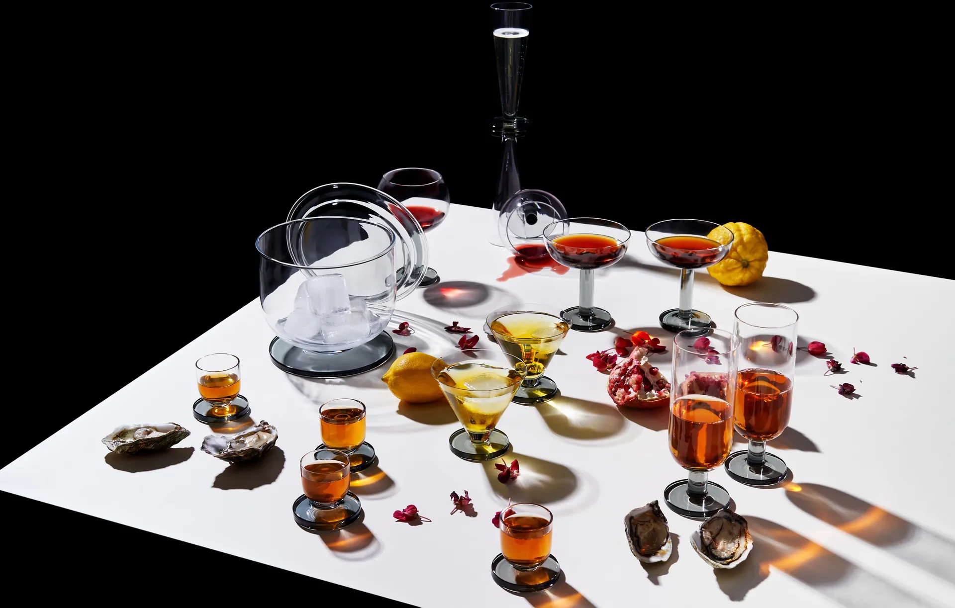 4 Vasos de chupito Puck 5 cl, Transparente Tom Dixon