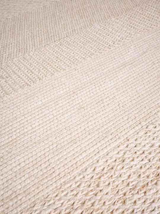 Alfombra Knotty, Blanco 170x240 cm Tom Dixon
