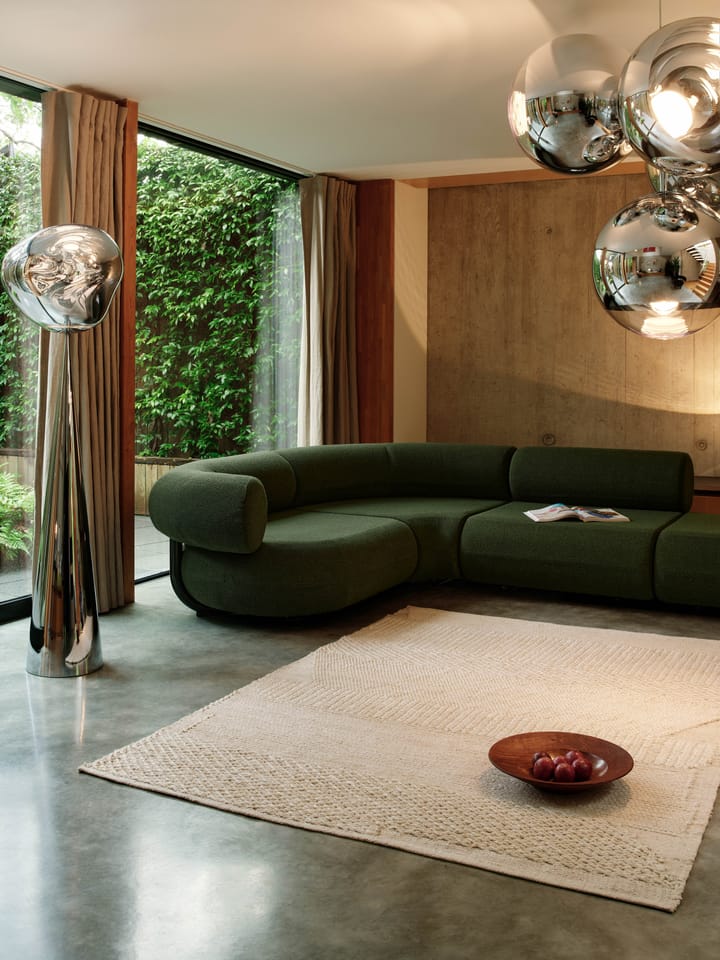 Alfombra Knotty, Blanco 200x300 cm Tom Dixon