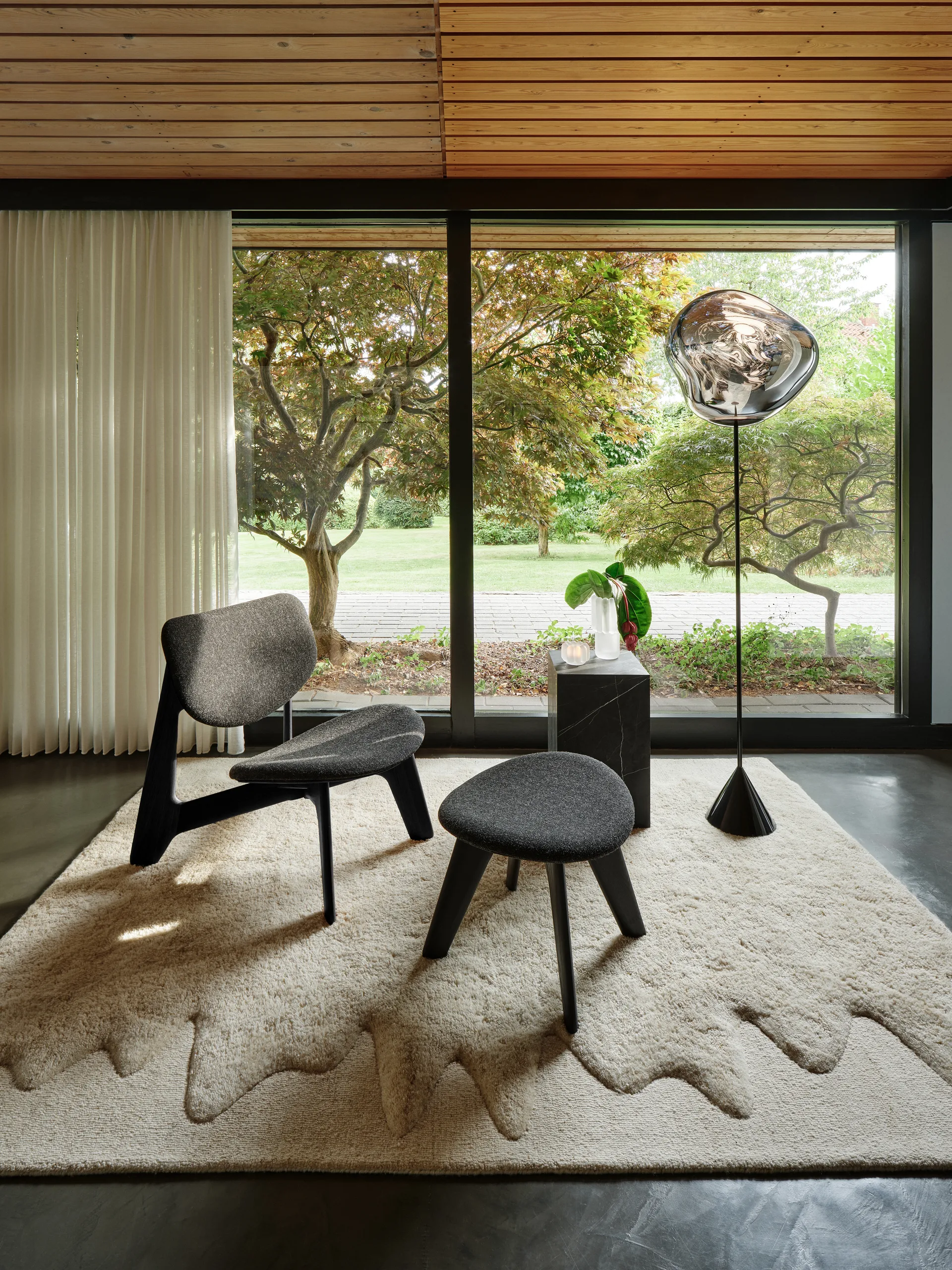 Alfombra Wobble, Natural, 200x300 cm Tom Dixon