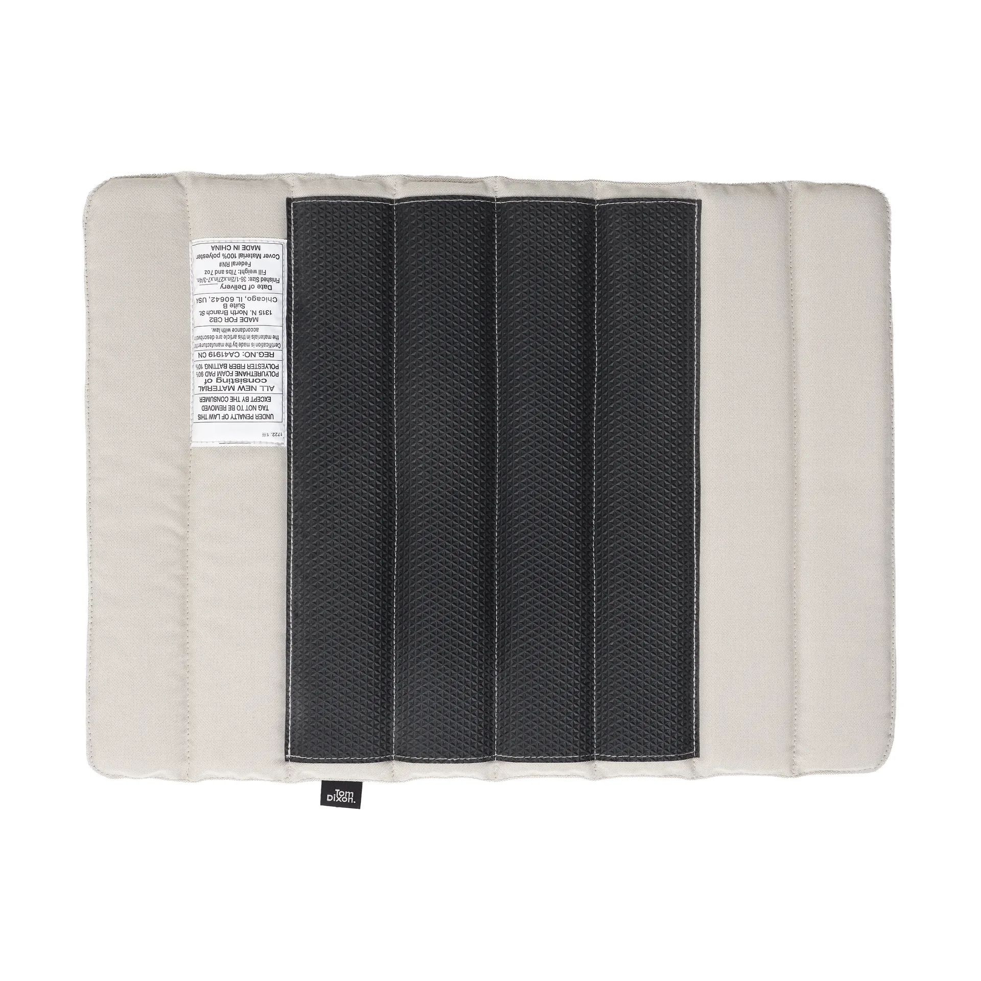 Almohadilla de asiento Groove, Masilla Tom Dixon