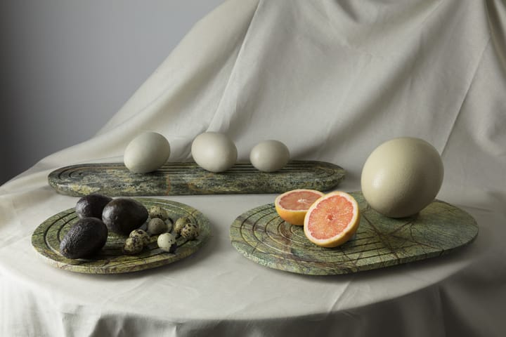 Bandeja de servir Rock Oblong - verde - Tom Dixon