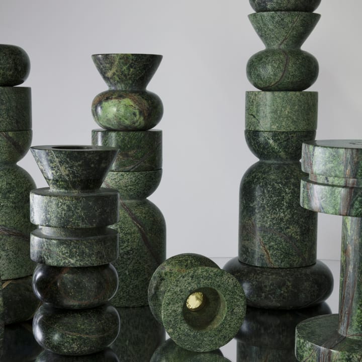 Candelabro Rock mediano - verde - Tom Dixon